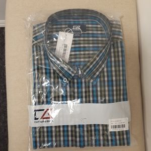Blue & Black Plaid Albert Button-Up - Big & Tall